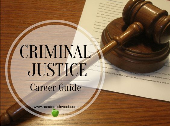 What you can do with a criminal justice degree
